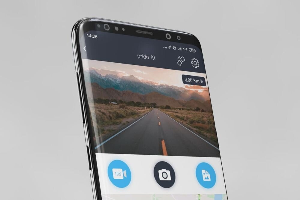 Wideorejestrator PRIDO I9 4K GPS Wi-Fi Model PRIDO I9