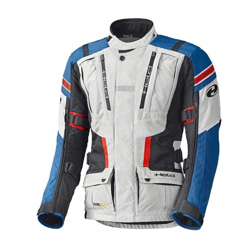 Textilná motocyklová bunda Held Lady Hakuna II Grey/blue Darčeky