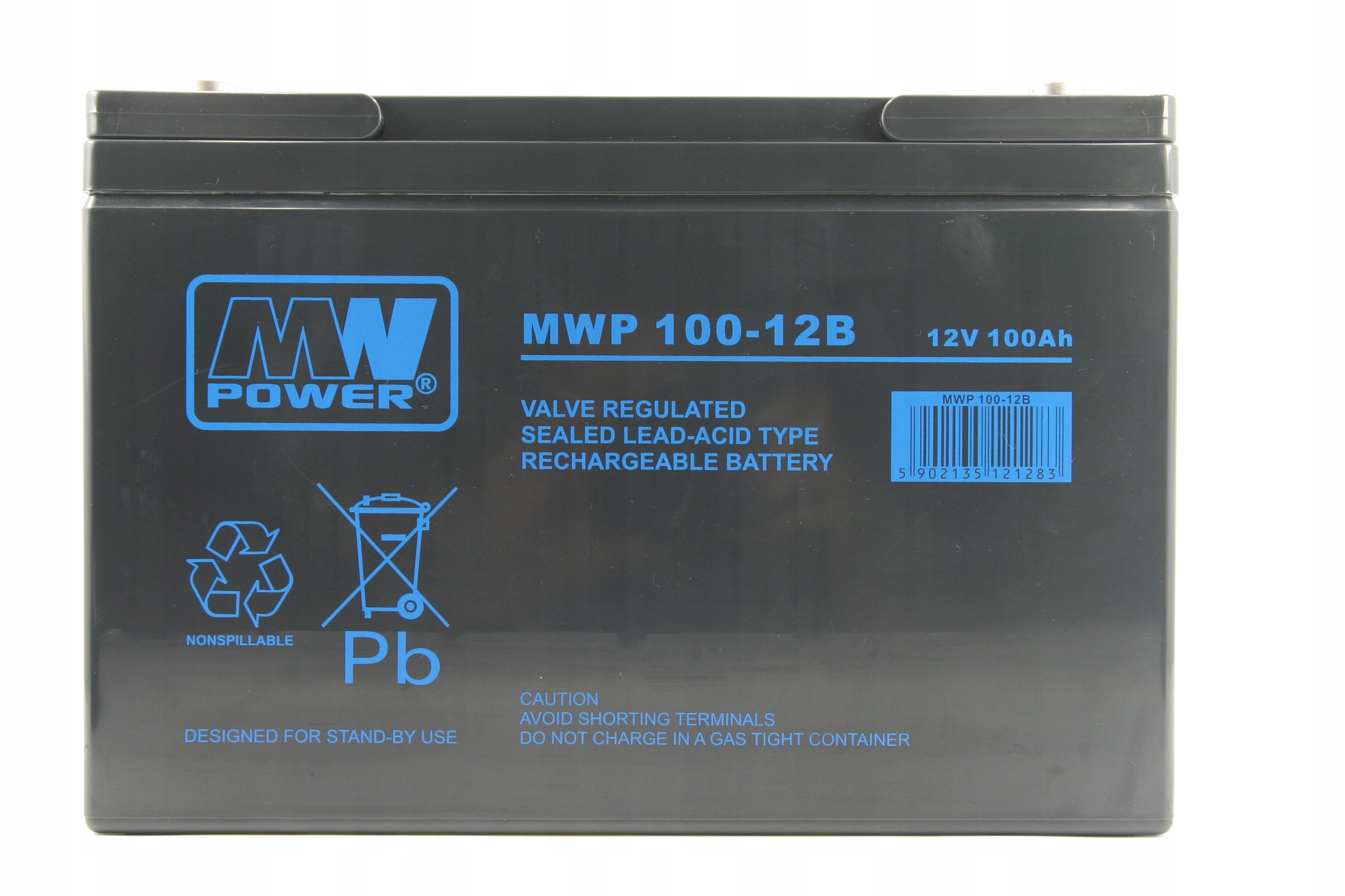 Akumulator 12V 100Ah Mwp Mwpower Agm