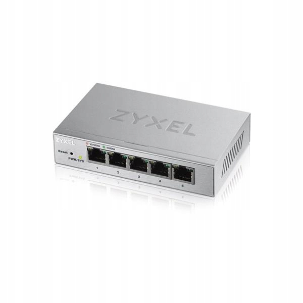 ZyXEL GS1200-5HP, 5-port Desktop Gigabit Web Smart switch: 5x Gigabit…