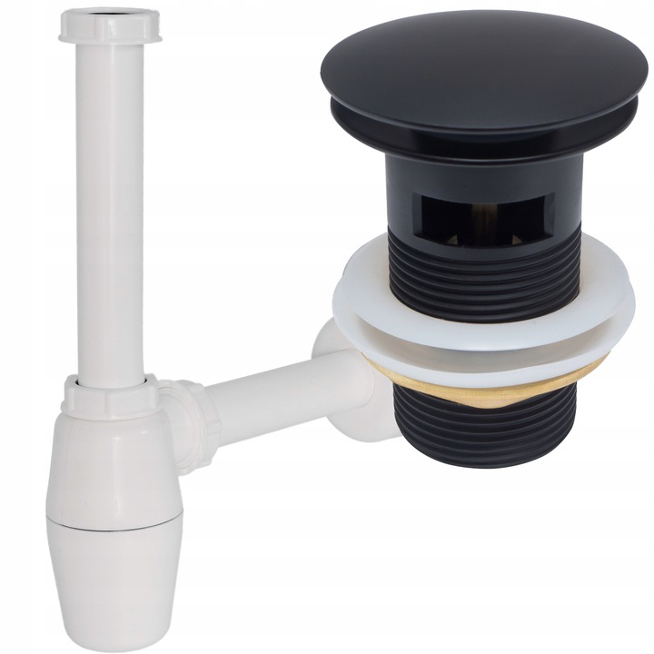 

Korek Klik-klak Black Syfon Do Umywalki Umywalkowy