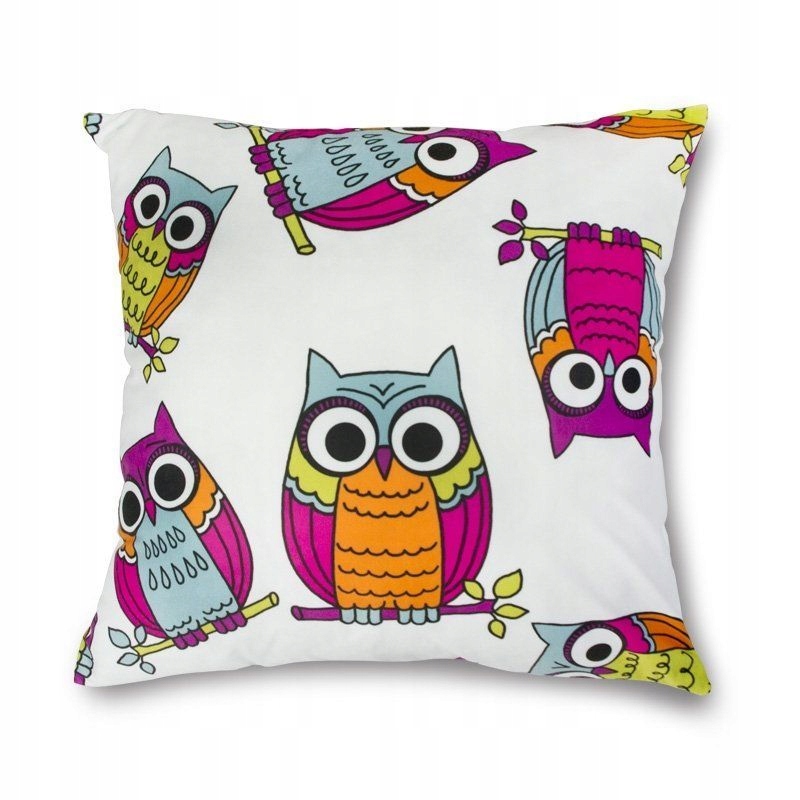 Dekoračný vankúš Sovičky 60x60