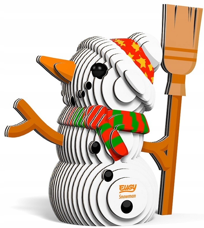 

Bałwanek tekturowa układanka przestrzenna 3D Eugy