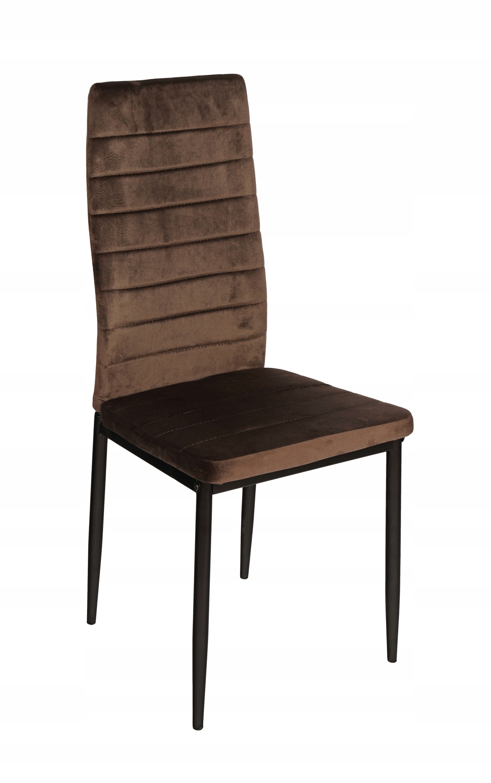 

Krzesło Tapicerowane Fado Welur Aksamit Brąz