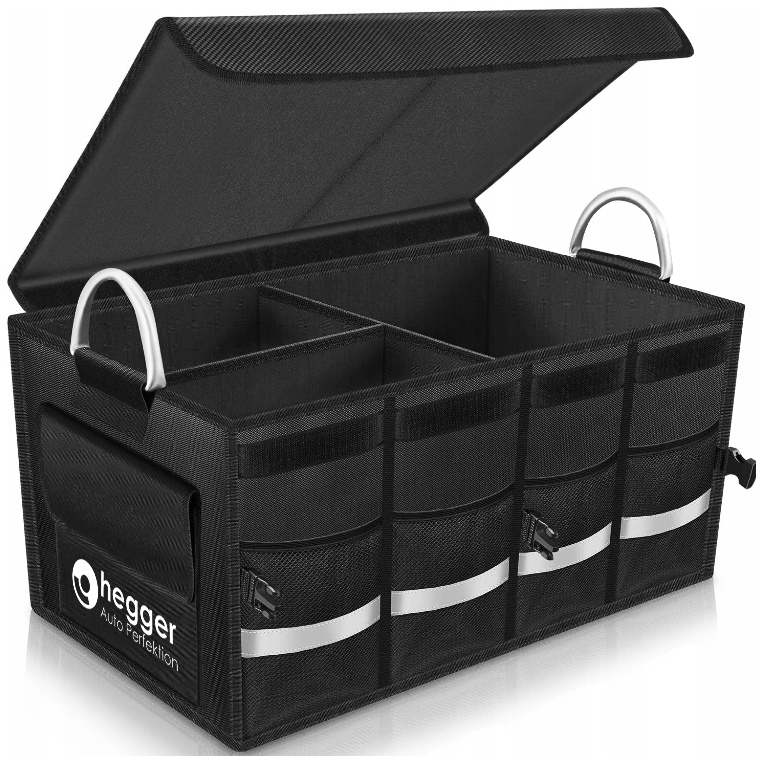 ORGANIZER DO BAGAZNIKA KUFER TWARDY RZEPY UCHWYTY