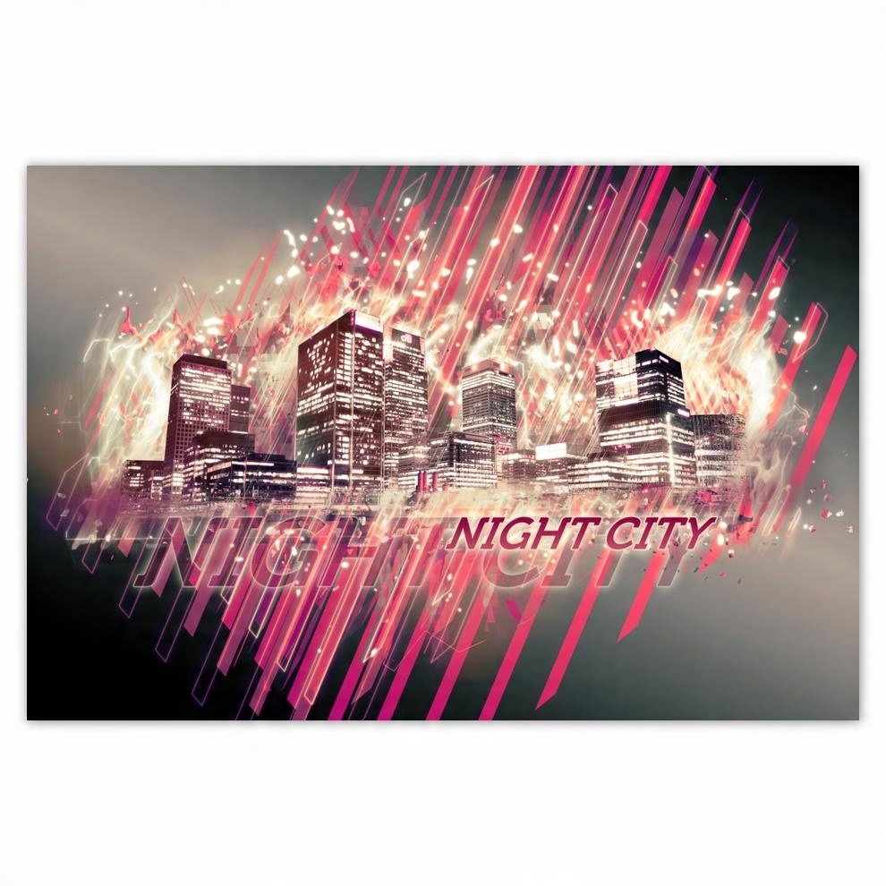 

Plakat 93x62 City at night