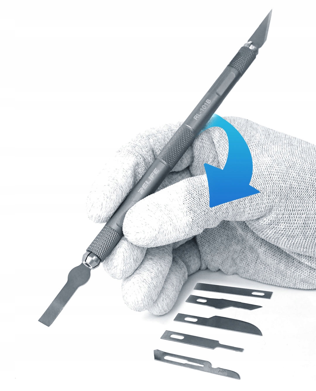 

Dwustronny nóż skalpel precyzyjny serwisowy Relife