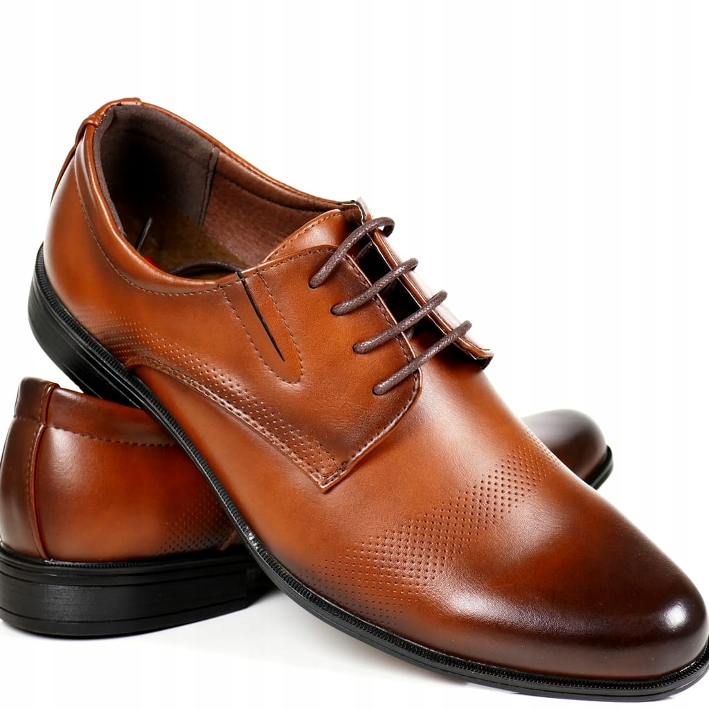 Hnědé Polobotky Elegantní Klasické Pánské Pantofle Módní Pohodlné