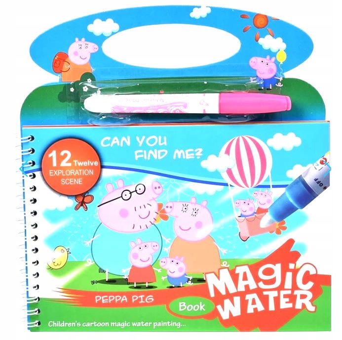 

Magic Water Kolorowanka Wodna Świnka Peppa Pig