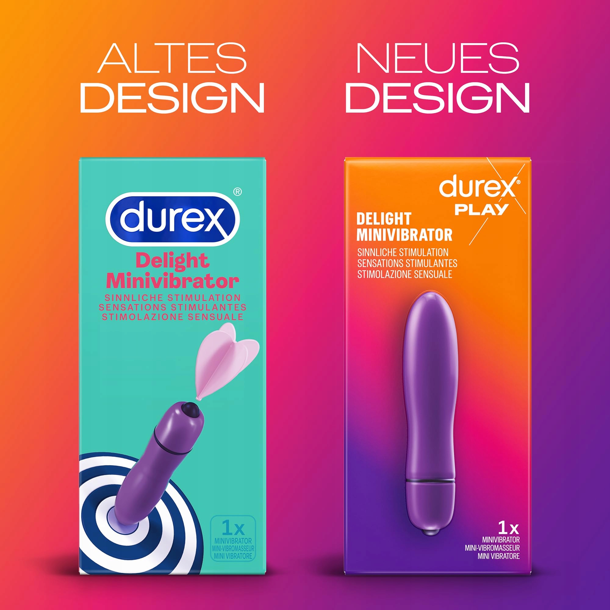 DUREX Intense Delight Minivibrator Dyskretny Masażer Fioletowy — miniatura 4