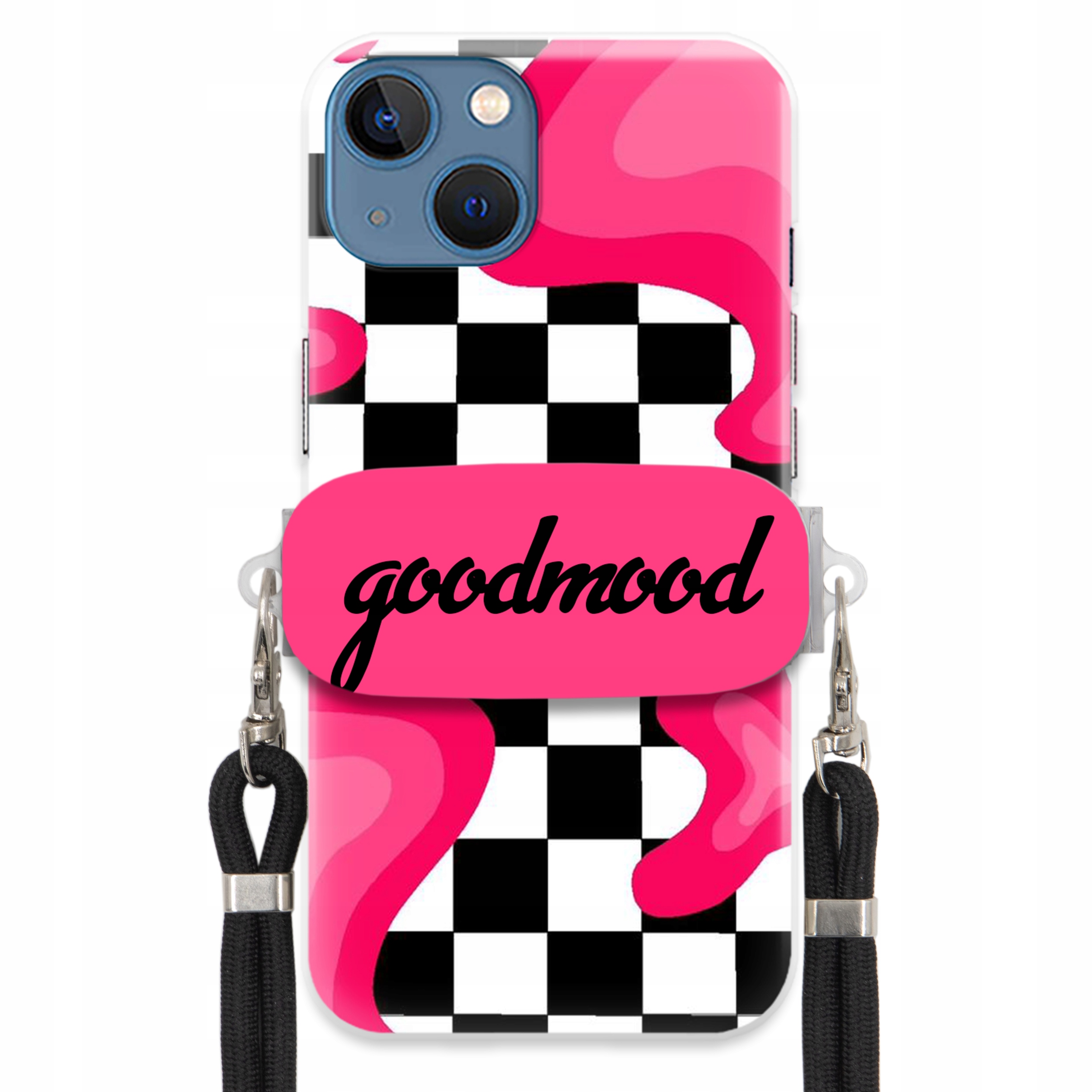 Pouzdro Pro Iphone 15 Set Case Držák Vodítka Černý Pro Dospívající Splash