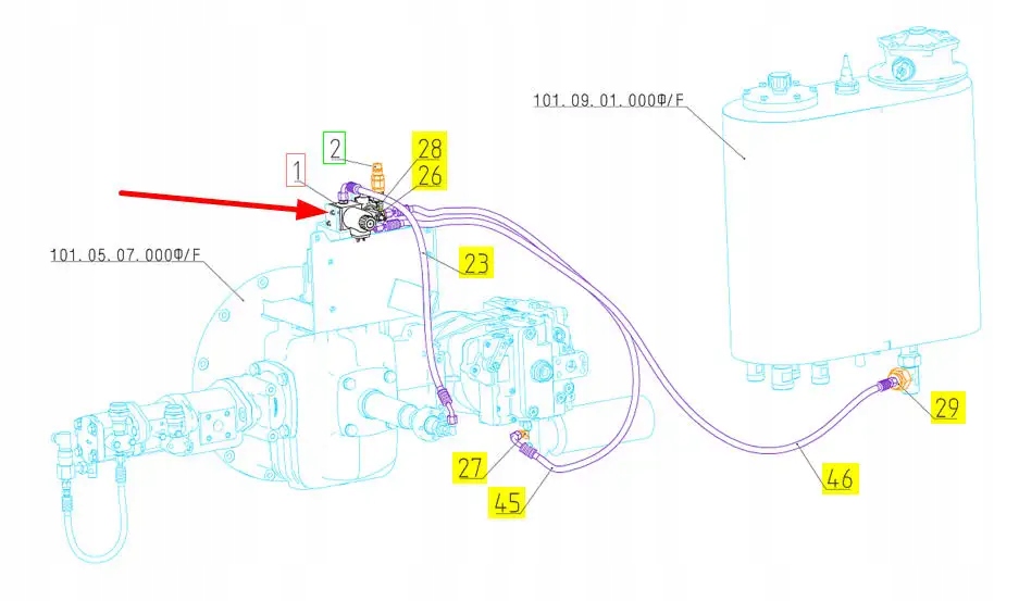102010359 Blok hydrauliczny Marka maszyny Inna