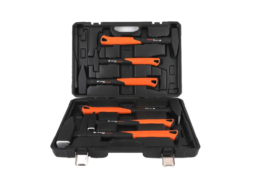 Rm Sada zámočníckych kladív s násadou fiberglass (6 ks) 300 500 800 10