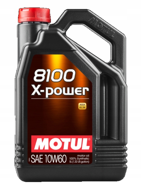Olej Motul 10W60 5 L 8100 X-power Sn/cf A3/B4