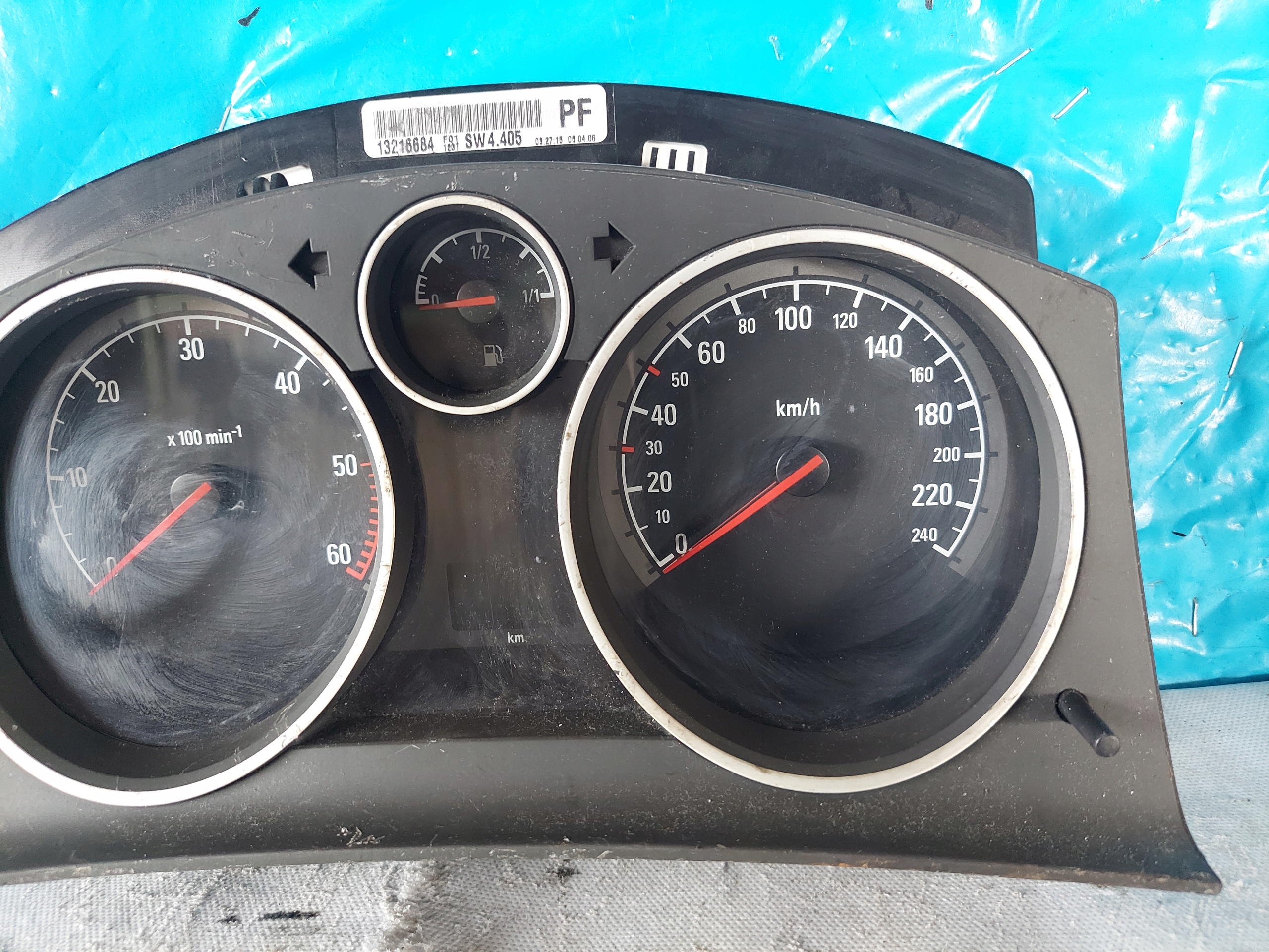 dials clock ASTRA H 1.9 CDTI 13216684