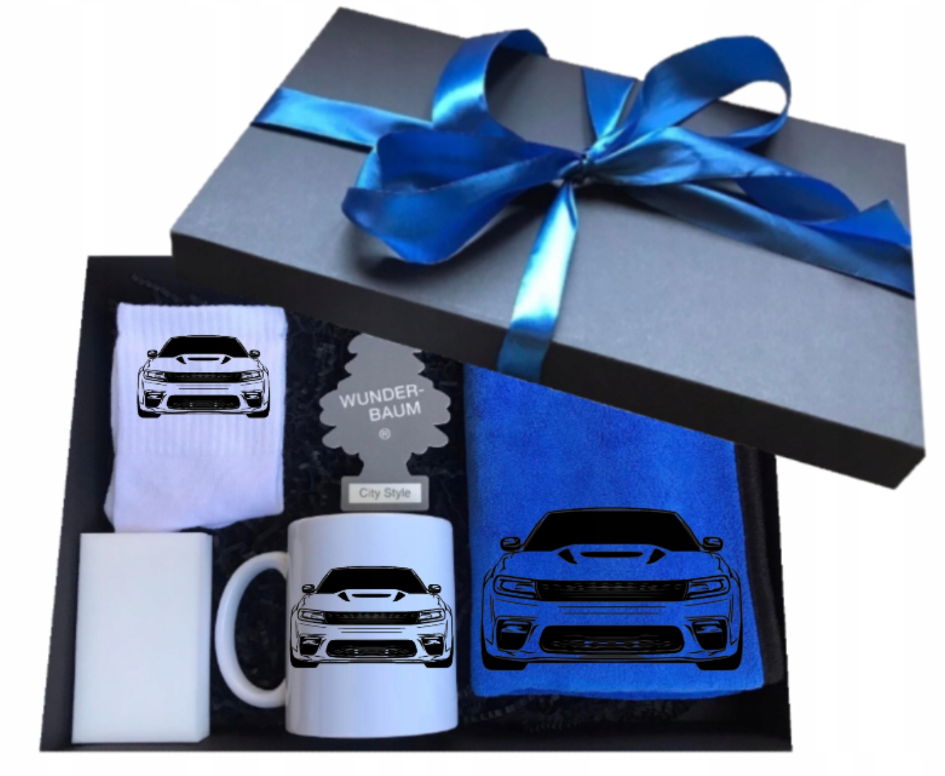 Automobilová sada hrnek pro řidiče auta Dodge Charger dárek fanouška