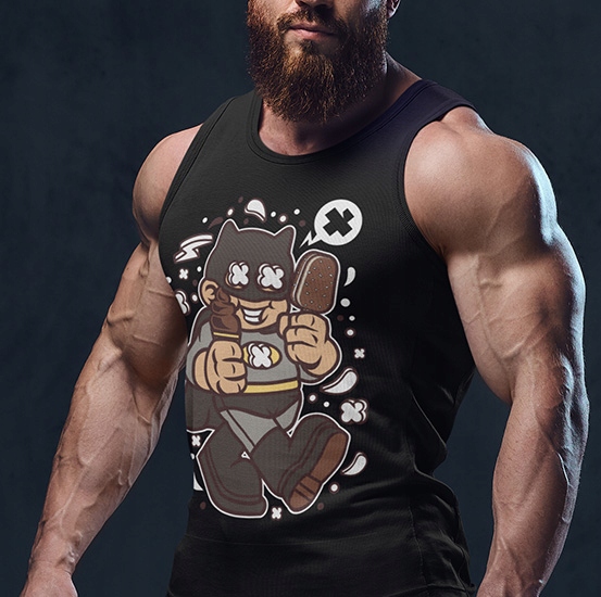 TANK TOP ANIMOWANE SUPERHERO BAT KID Marka inna