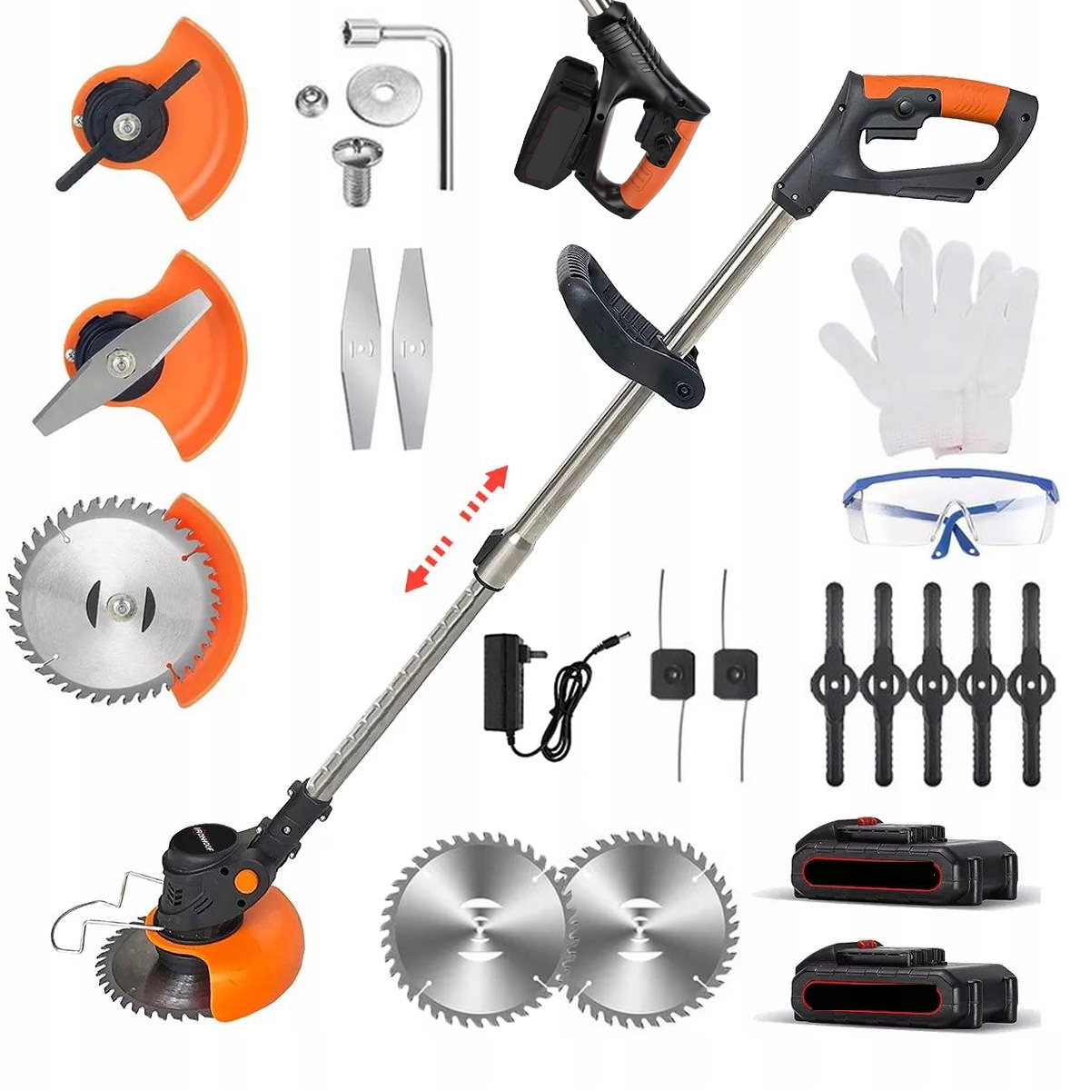 Vyžínač Křovinořez Akumulátorová Sekačka S Multifunkčním Vybavením, Výkonná