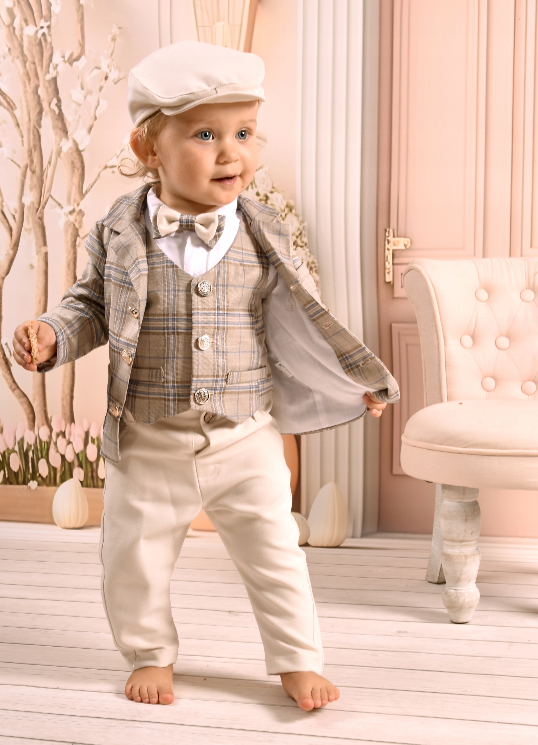 Garnitur Chłopięcy do Chrztu Christopher rozmiar 80 Rozmiar 80