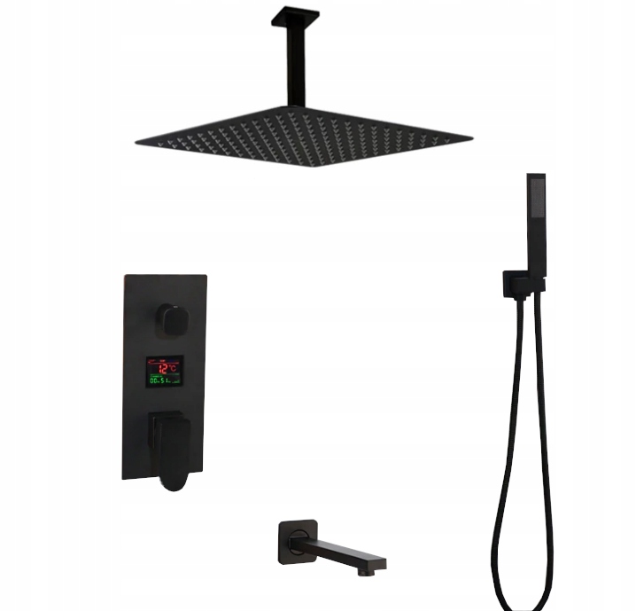 Podomietkový Výtokový Set S Čiernym Matným Displejom