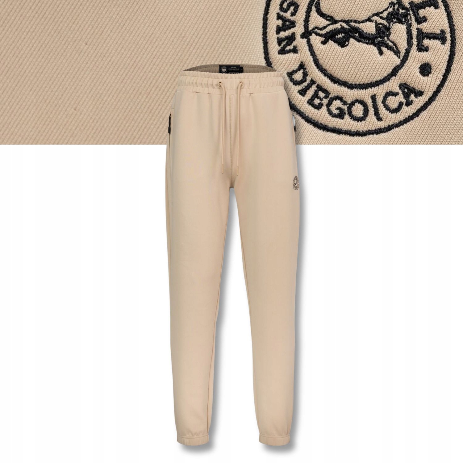 Pánské teplákové kalhoty Pitbull Oldschool San Diego Ca, zúžené nohavice XXL