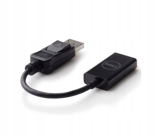 Adapter kablowy Dell 0,2 m DisplayPort HDMI czarny