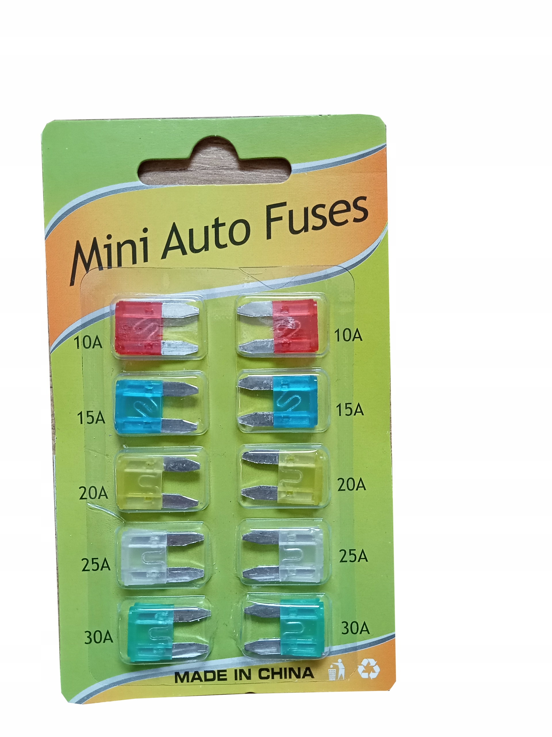 

Bezpieczniki Płytkowe Mini 10 szt.