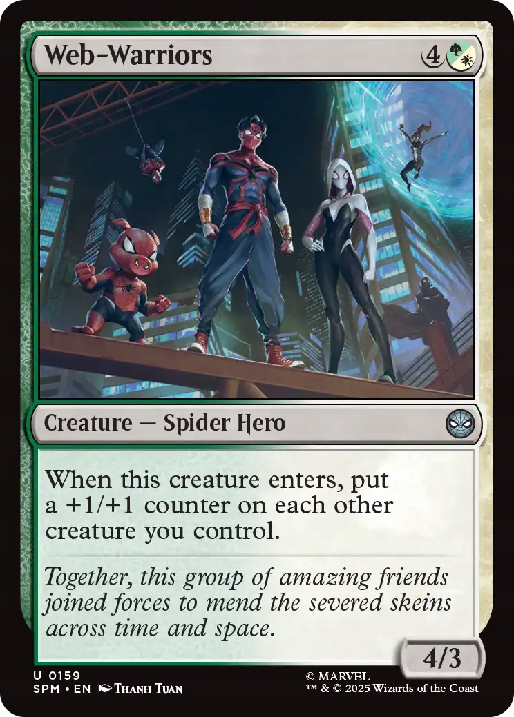 Mtg 2x Web-Warriors Foil (u)
