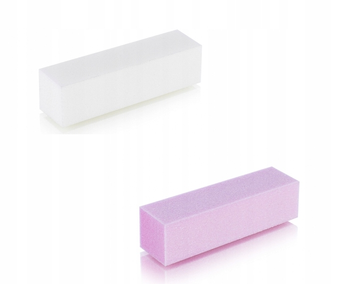 Blok polerski 4 stronny BIAŁY RÓŻOWY