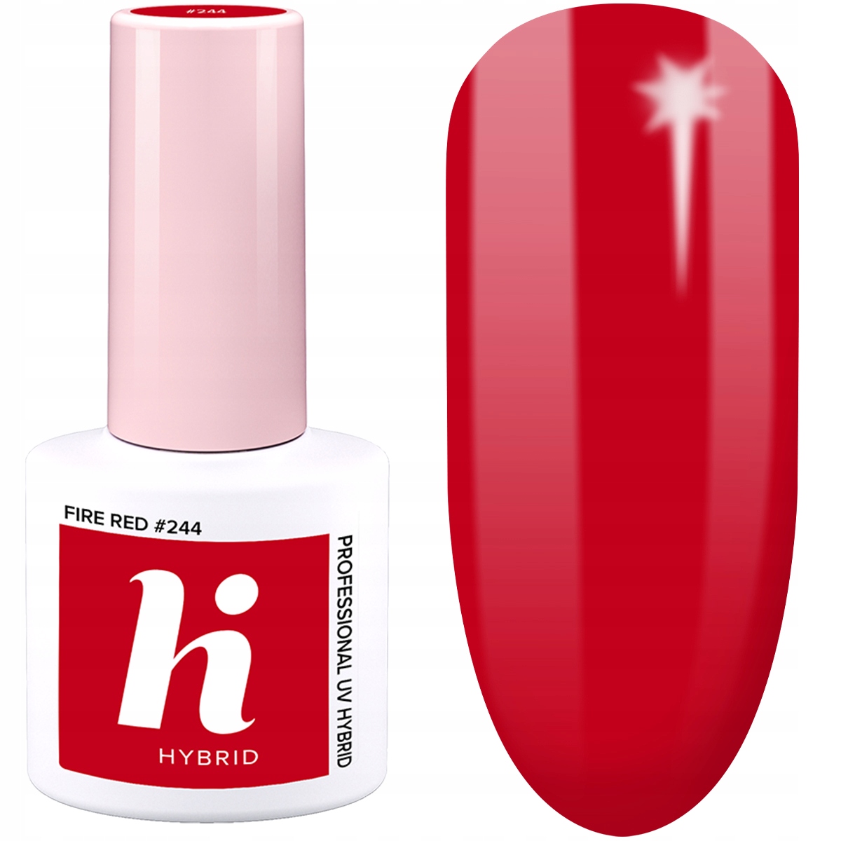 

244 Hi Hybrid Fire Red Lakier Hybrydowy 5ML
