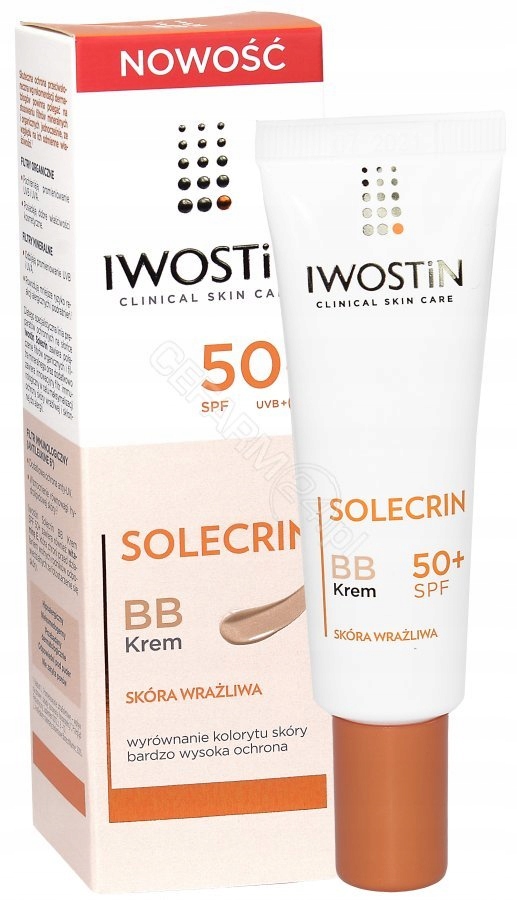 

Iwostin Solecrin Lekki Krem Tonujący Bb Spf 50+