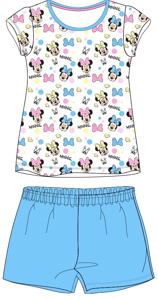 

Piżama krótki spodenki Myszka Minnie -104*blue