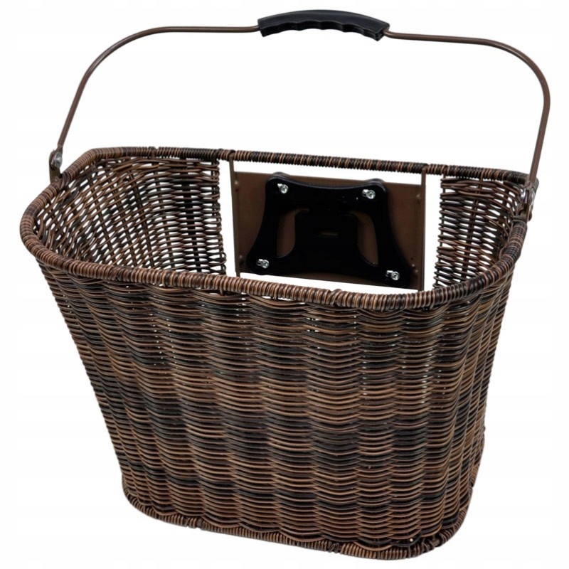 

Koszyk rowerowy przedni HT-185 Pvc Clip brązowy