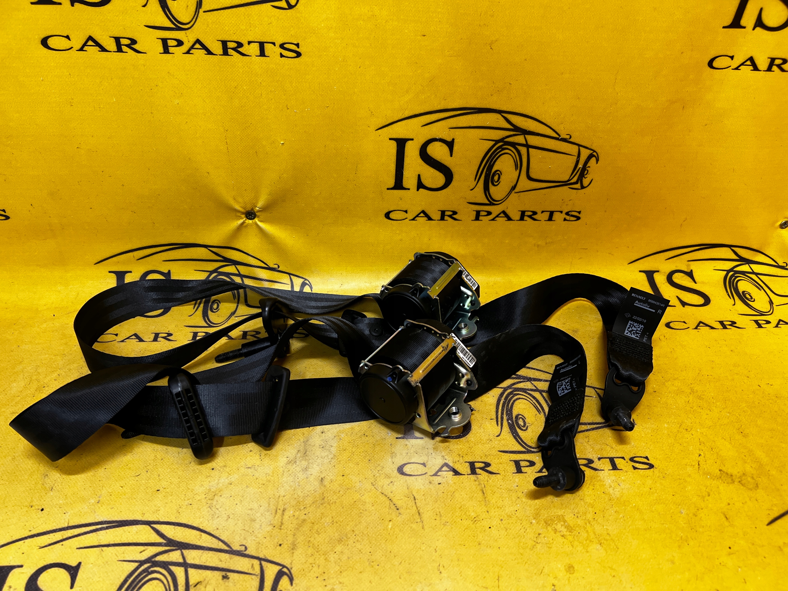 868842614r 868856919r - КОМПЛЕКТ РЕМНЕЙ БЕЗОПАСНОСТИ СПЕРЕДИ DACIA DUSTER II