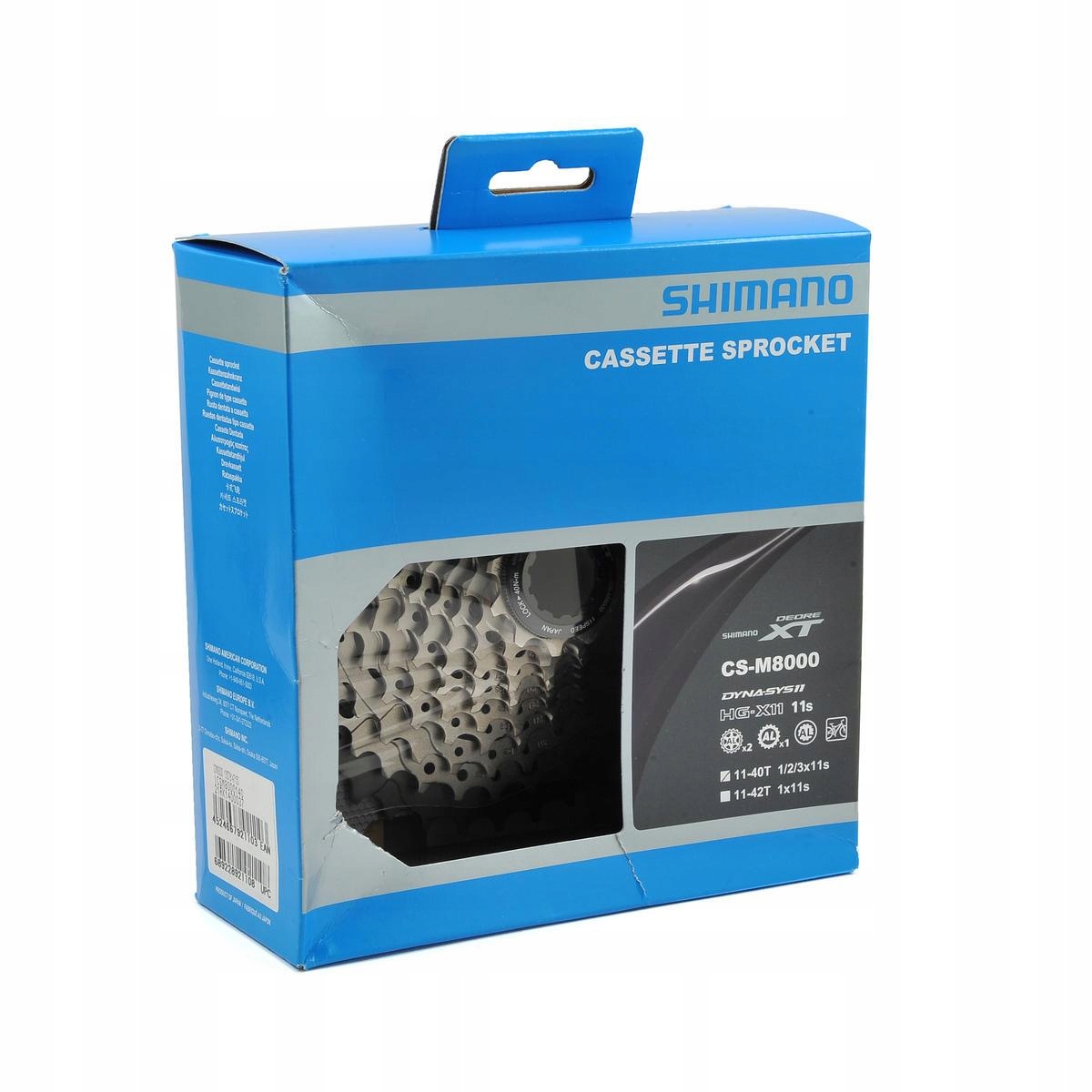 Shimano Kazeta 11rz 11-40 CS-M8000