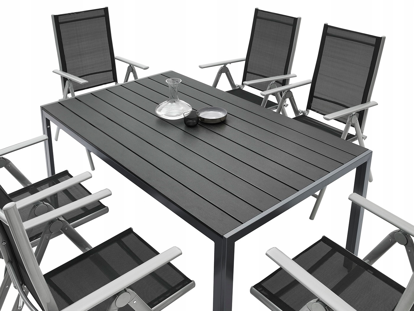 MEBLE OGRODOWE ZESTAW STÓŁ 6+1 NA TARAS BALKON Producent MAT-COMPANY