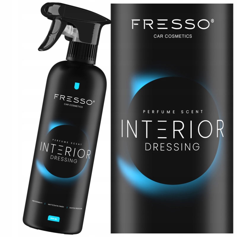 Fresso Interior Dressing Do Plastików Kokpitu Gumy Wnętrza Ochrona Uv 500ML
