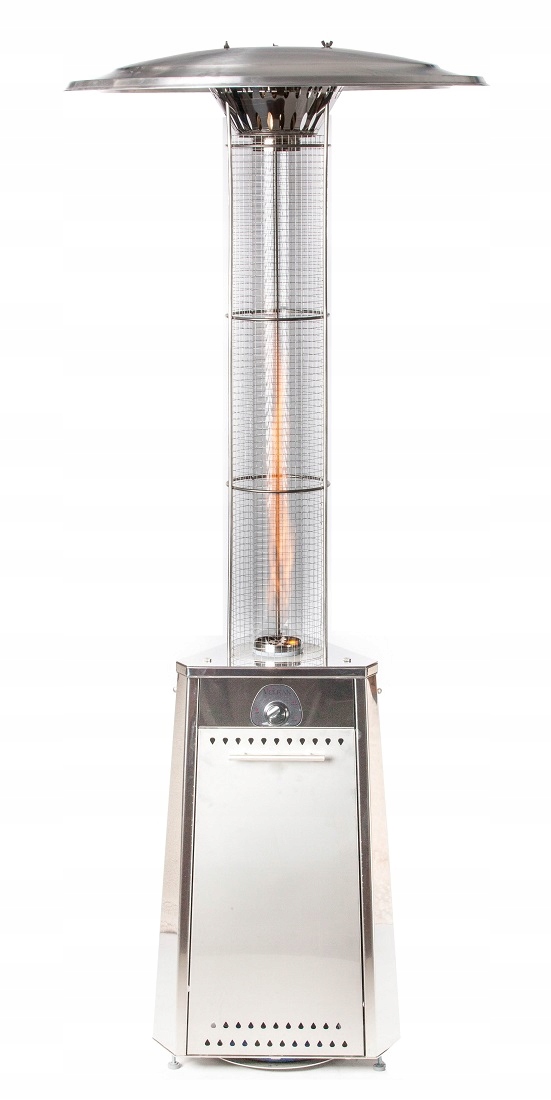 Plynový vyhřívací deštník, zahradní hotelový zářič Xaram Energy 11 kW