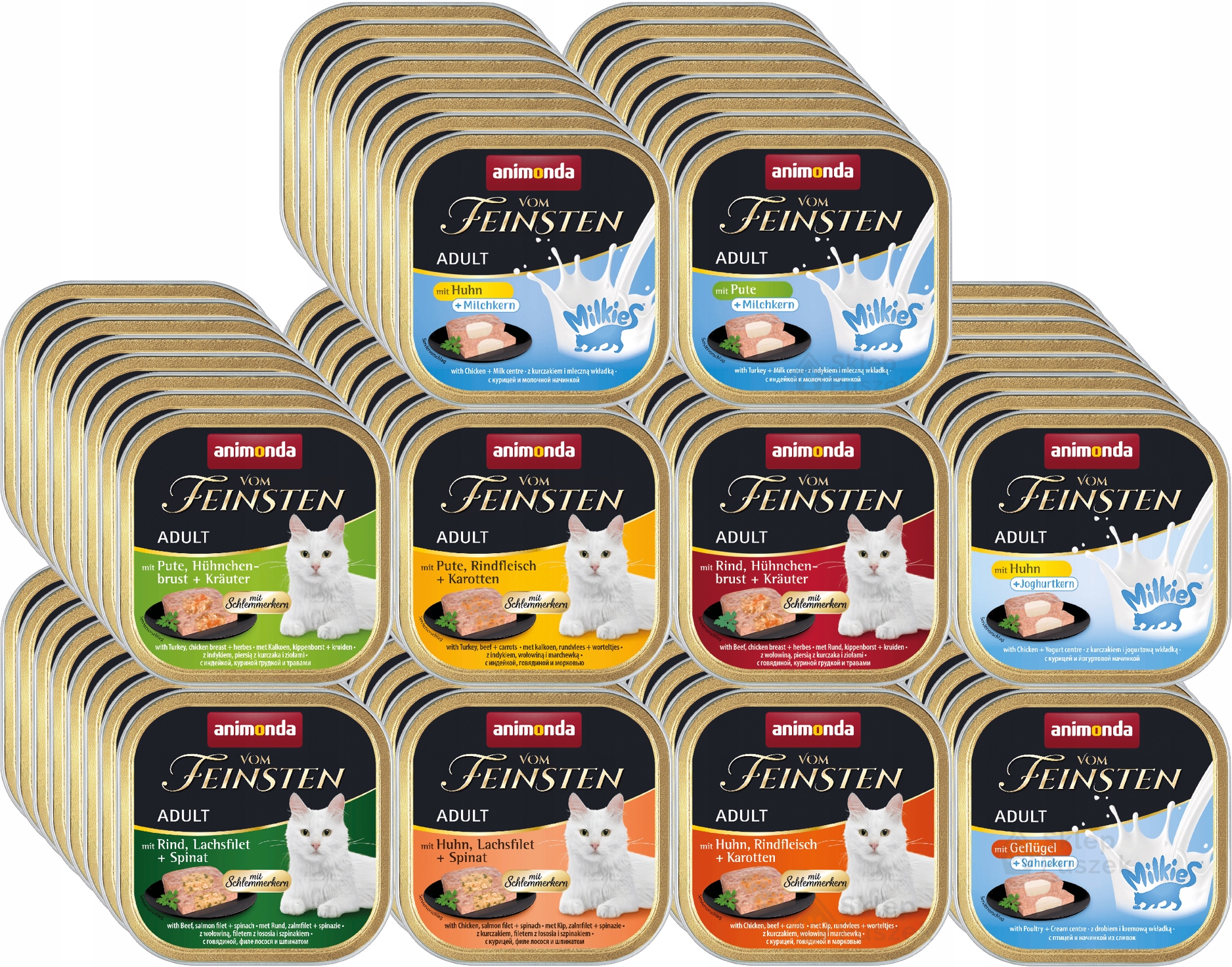 Animonda Kot vom Feinsten Milkies tácek Set 80x100g