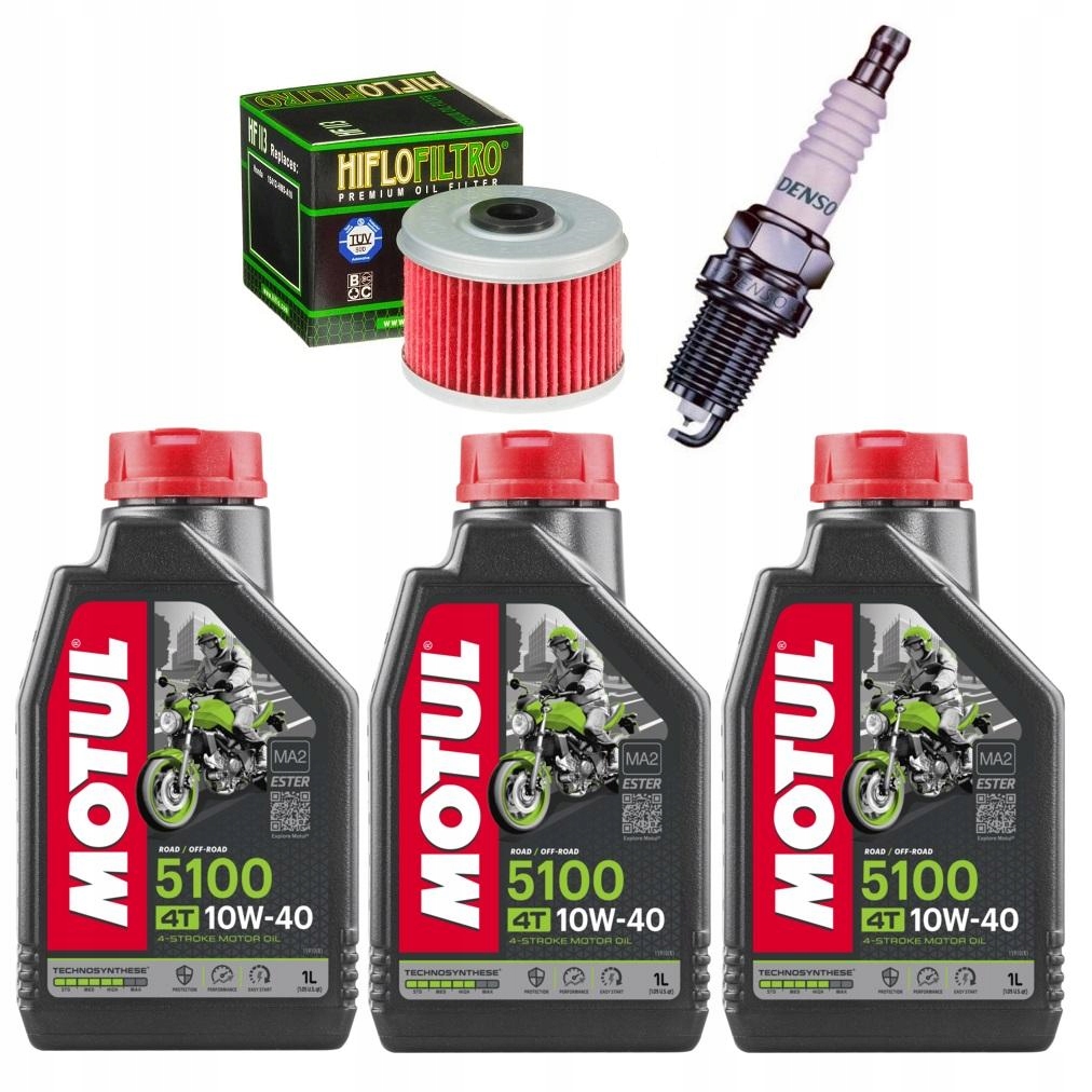 

Honda Trx 350 400 450 Fore-man olej+filtr+świeca
