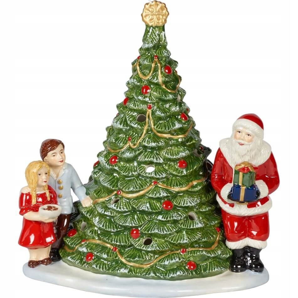 Svietnik na čajovú sviečku Svätý Mikuláš Vianočný stromček Christmas Toy's Villeroy & Boch