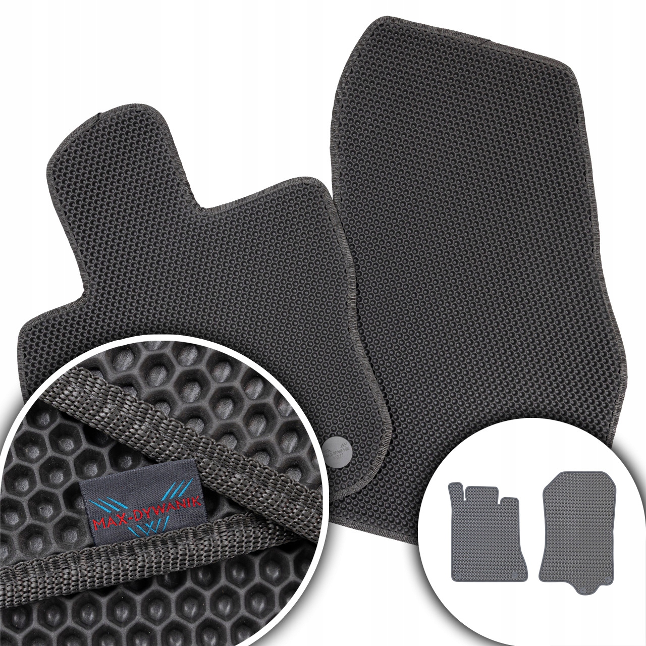 Mercedes Sl IV R129 500 1997-2001 Koberce Eva Eternity Šedé Honey