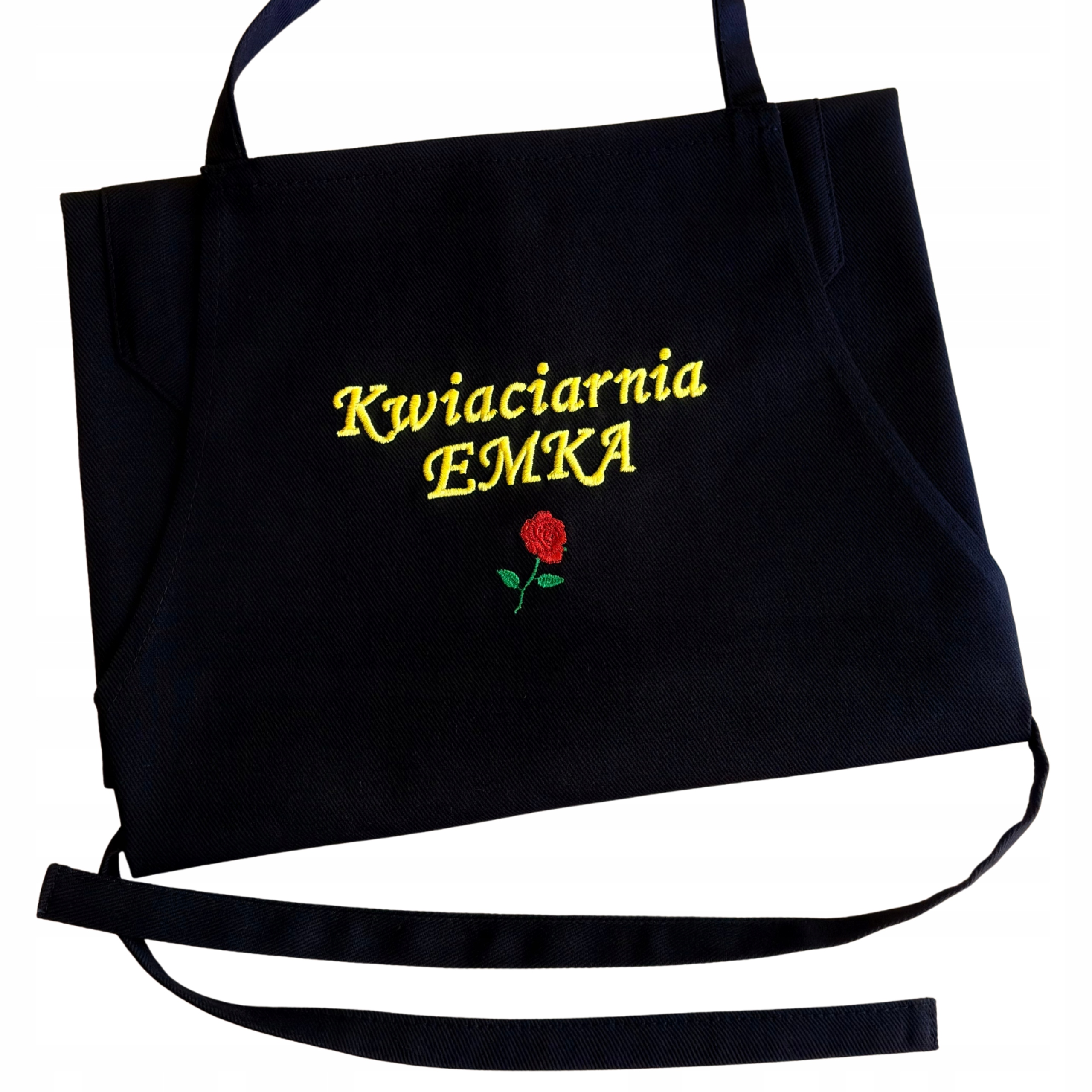 Floristická zástěra do květinářství pro Floristku, květinářství s logem