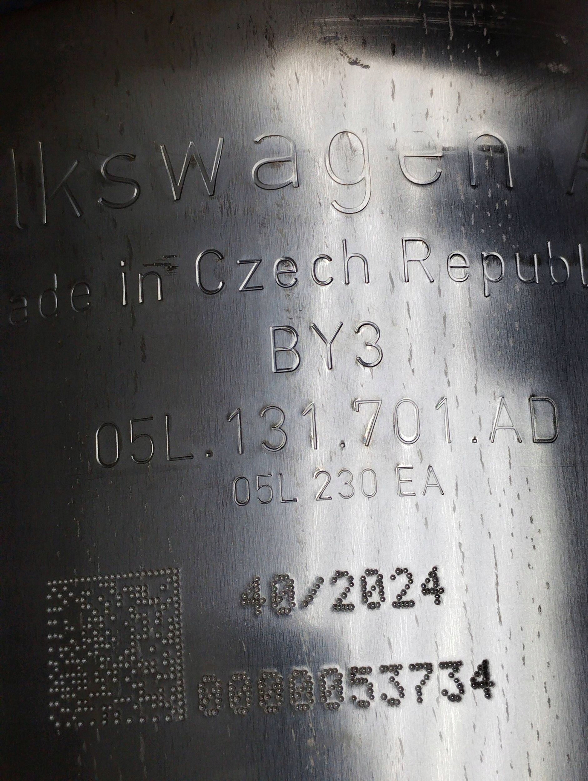 Volkswagen Tiguan 2025 III filter czastek DPF catalyst 05L131701AE