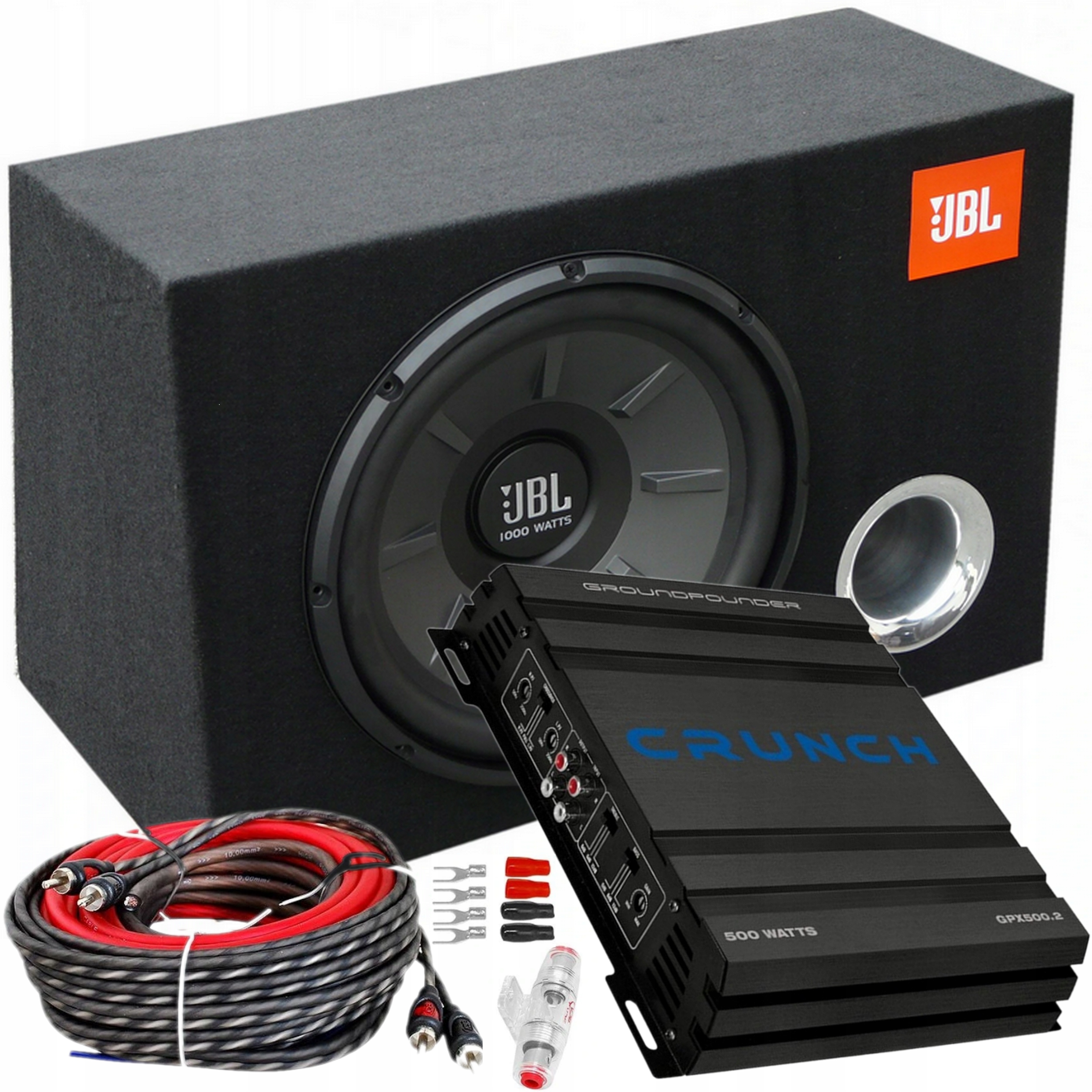 

Skrzynia Basowa Jbl 1000W Mdf Crunch Kable