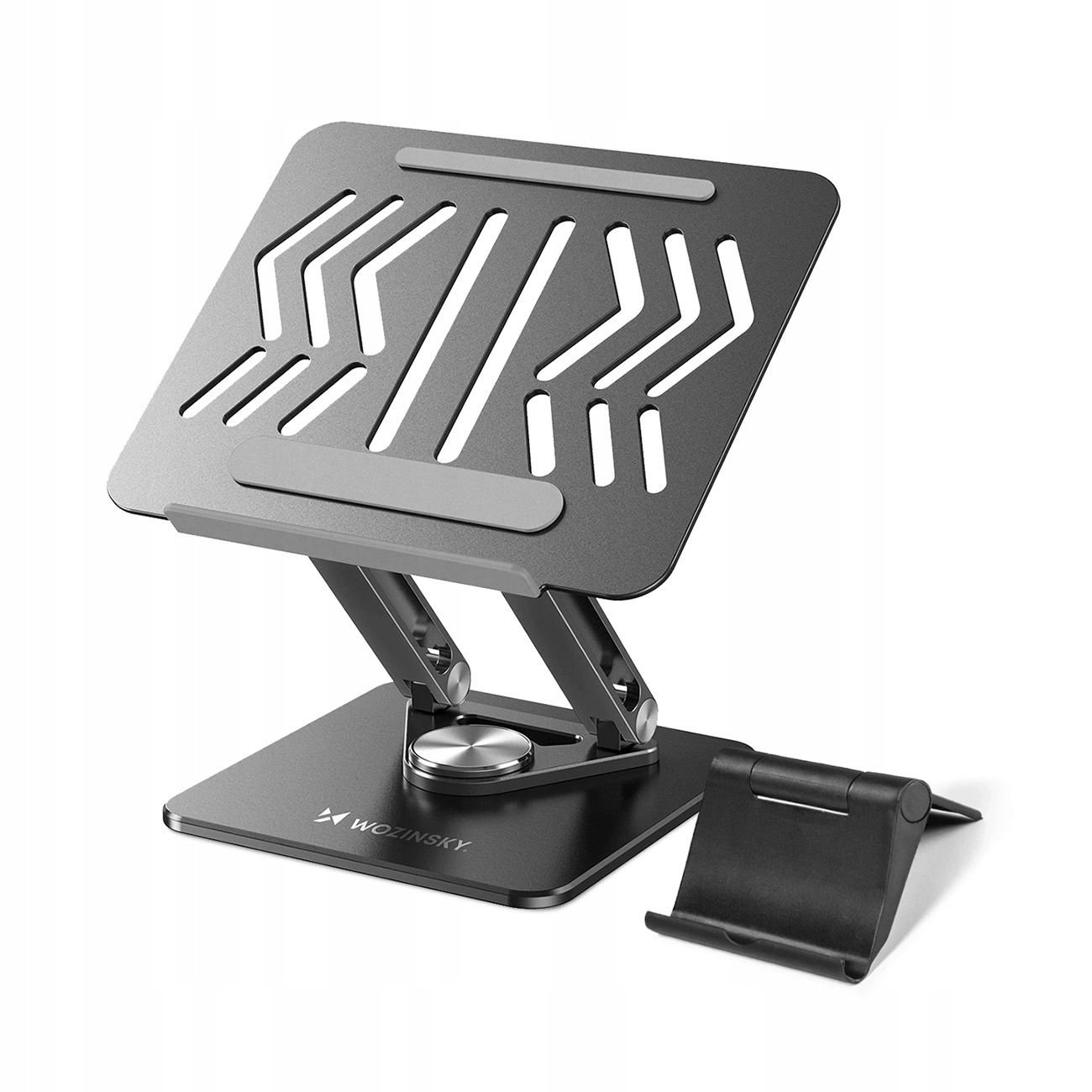 Podstawka Wozinsky WRS-CPY84SB 360 aluminiowa podstawka smartfon czarna