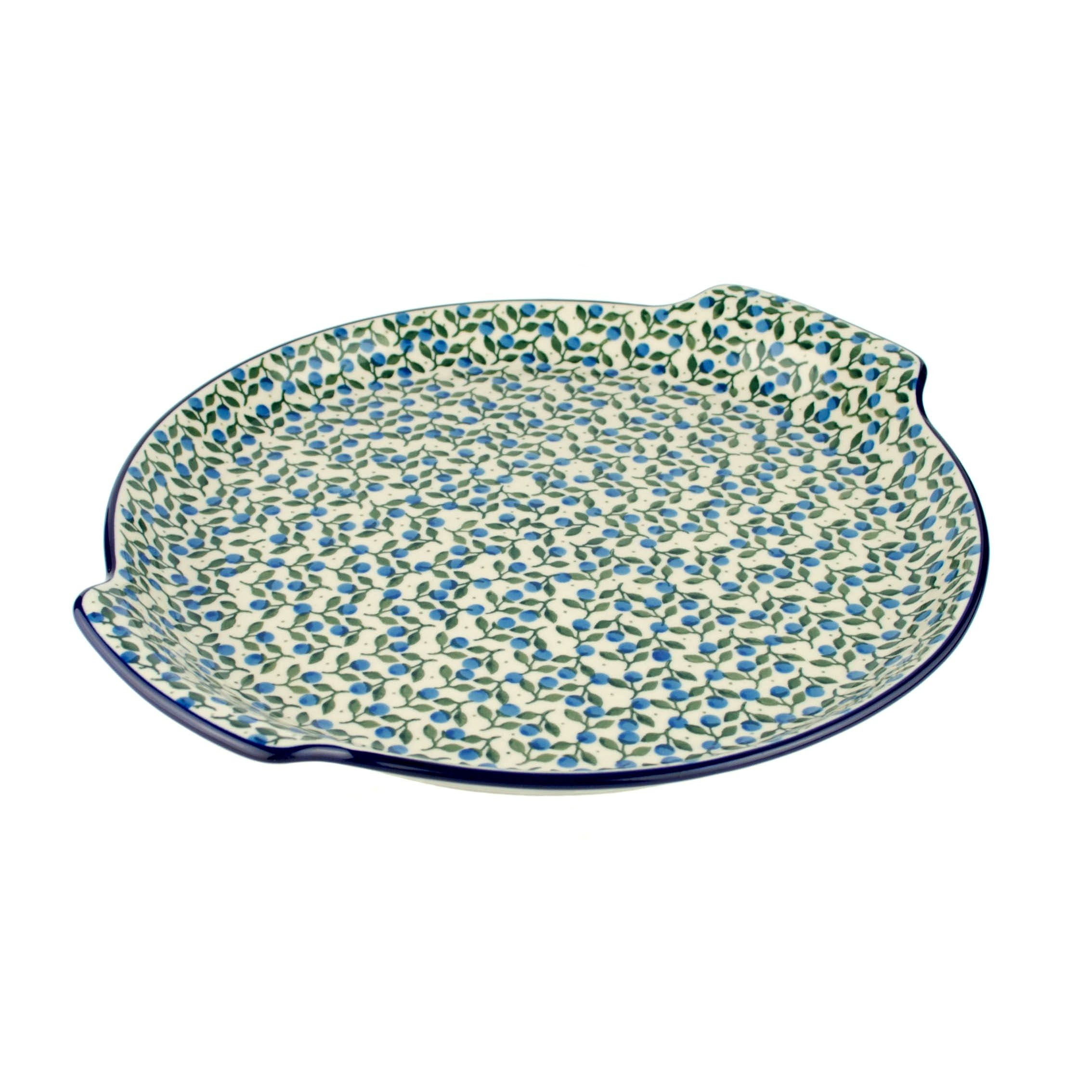 Kulatá miska s ručičkami 33/29.5 cm Ceramika Artystyczna Bolesławiec