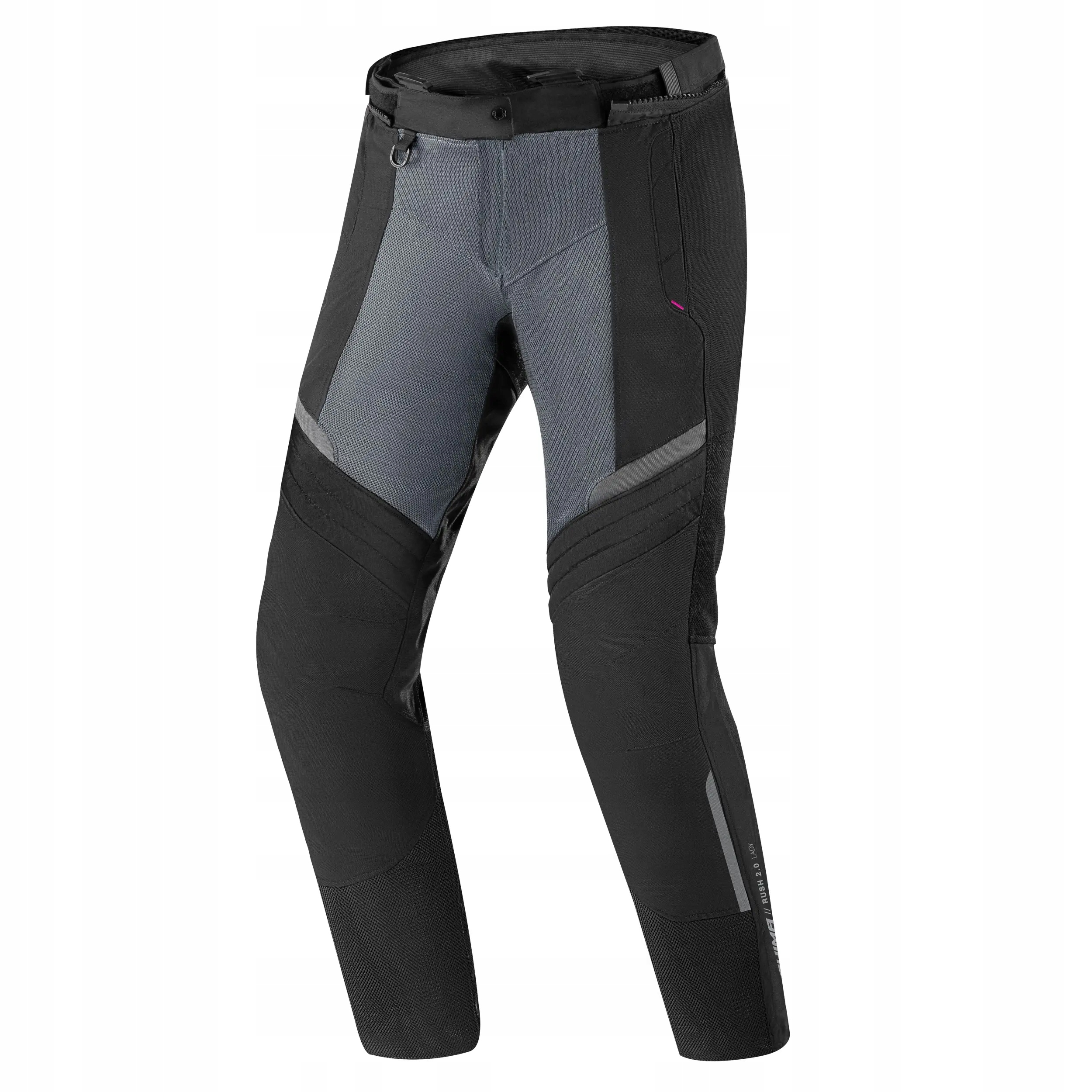 SHIMA DAMSKIE SPODNIE TEKSTYLNE MOTOCYKLOWE RUSH 2.0 LADY VENT PNT PINK 2XL