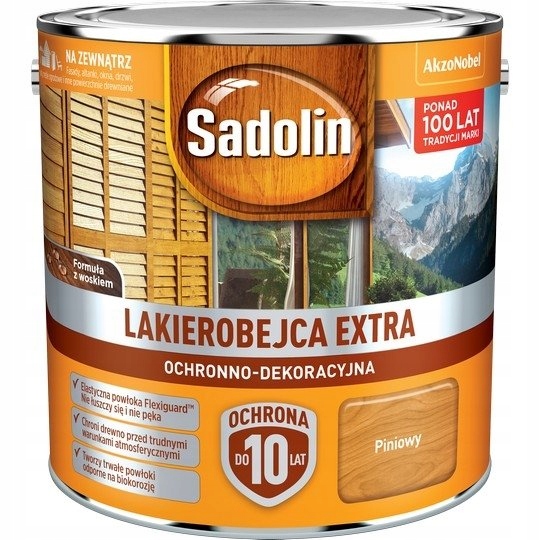 

Sadolin Extra lakierobejca 2,5L Piniowy Pinia 2
