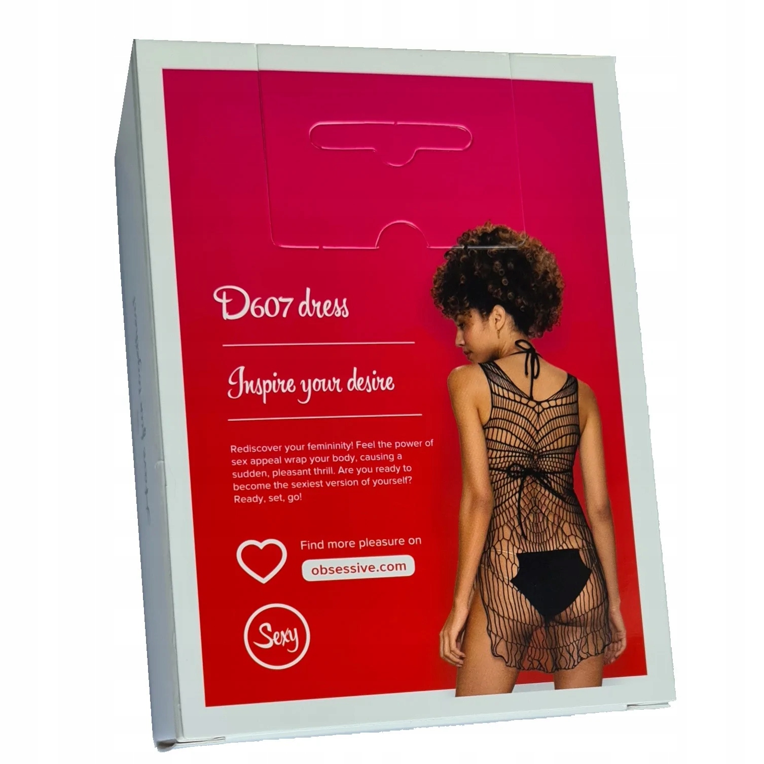 Sukienka Obsessive D607 Dress Wzór dominujący bez wzoru